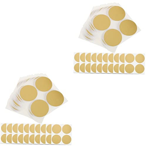 COHEALI 100 Stk Aufkleberetiketten selber machen basteln für kinder bastelsets für kinder Kreisetiketten DIY-Aufkleber für Belohnungsprogramme Lottoschein-Scratcher-Tool Rubbellose Papier