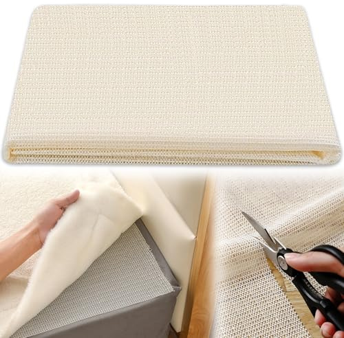 Brateuanoii 100 x 150 cm Sottotappeto Antiscivolo, Rete Tappetino Antiscivolo Per Tappetini Antiscivolo Per Moquette, PVC Tappetino Antiscivolo Multiuso Tagliabile, Per Moquette Cassetti Materasso