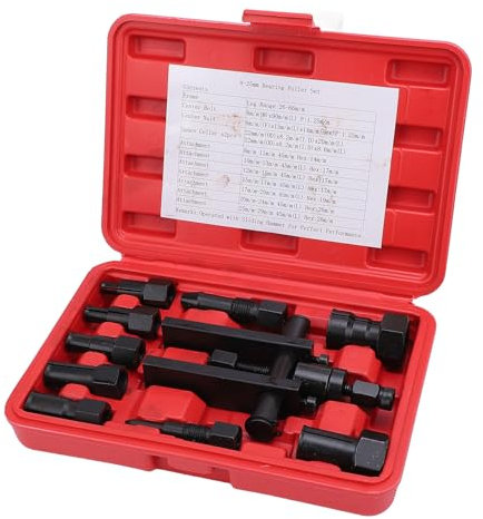 Ejoyous Juego de 10 extractores de rodamientos, 8 a 25 mm para motocicleta, rodamiento de bolas, extractor de rodamientos, extractor de rodamientos de ruedas, juego de herramientas de extracción de