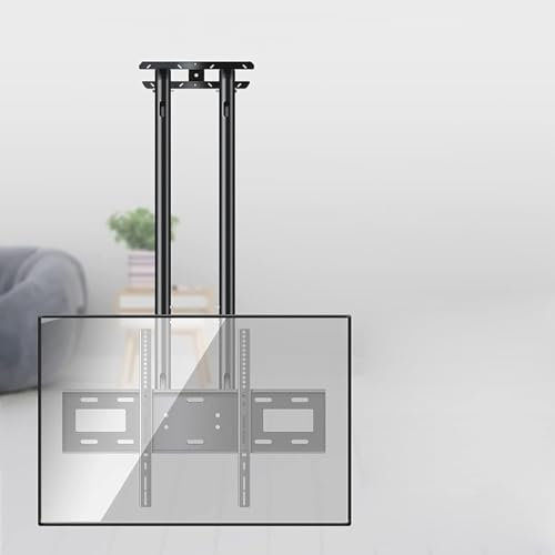 Ceiling TV Mount Bracket for 37 80 inch Flat and Curved TVs Adjustable Tilt TV Bracket