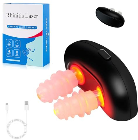 Red Light Nasal Therapy Device, Respi-Relief Physiotherapy Nasal Calming Device, Respirelief Red Light Therapy, Red Light Nose Therapy, Nose Soothing Device for Relief of Nose Discomfort