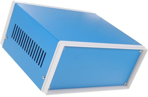 FUTUREORYY Metal Project Box with Live Protection for Electronic Projects and Easy to Place Design Enclosure Suitable for Signal Boxes and Measuring Devices at Airports and Subway Stations