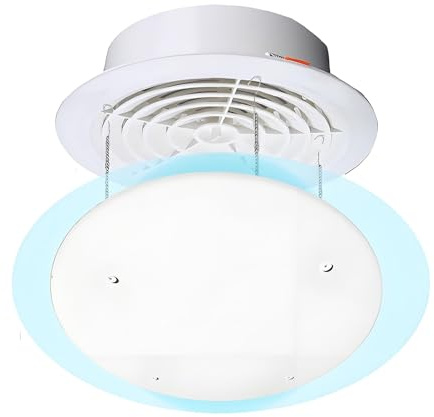Air Conditioner Deflector, Universal Ceiling Vent Windshield, Round Anti Direct Blowing Wind Guide for Central Units, White, Adjustable, Easy Installation