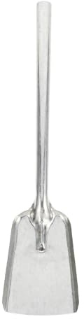 SHINEOFI Pelle à Cendres en Fer Argentée Légère pour Nettoyage Multifonctionnelle Adaptée aux Cheminées et Barbecues Lors des Travaux de Nettoyage