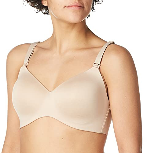 PLAYTEX Women's Maternity & Nursing Pure Comfort Shaping Foam Wirefree US3015 Paris Nude