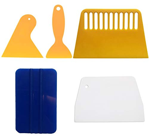 Screentryck squeegee, set med 5 skärmtryck bläck silke skärm tryck squeegee för skärmtryck