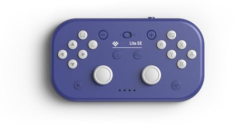8BitDo Lite SE Bluetooth Gamepad for Switch, Android, iPhone, iPad, macOS and Apple TV, for Gamers with Limited Mobility