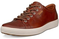 ECCO Men's Soft 7 Sneaker, Cognac, 11-11.5