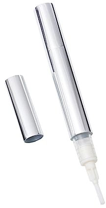 Ipetboom 5stücke Teiliges Leere Nagellackpens Mit Pinselspitze Aluminium Tube Für Kosmetikanwendungen Silber Für Nagelpflege Und Persönliche Nutzung