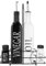 Chstarina 4 Piece Set Oil and Vinegar Dispenser Set, 500ml Glass Olive Oil Dispenser Bottles with 80ml Spice Bottles, Olive Oil Empty 2 Bottle with Stand, Glass Oil Bottle Drizzler for Kitchen Cooking