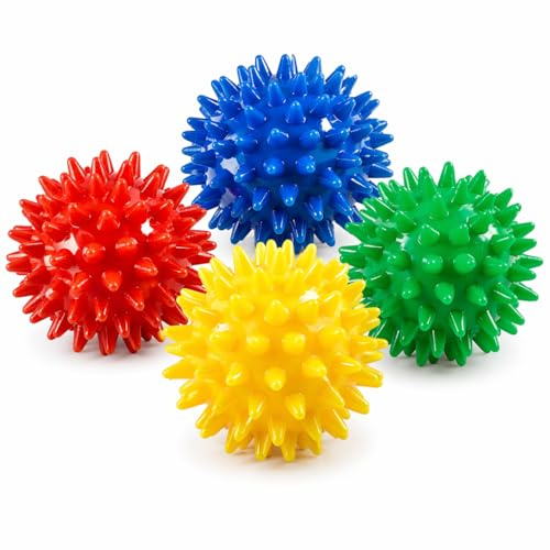 Ameisenkeks® Igelball Massageball 5 cm – Noppenball zur Muskelentspannung & Durchblutung – Triggerpunkt Massage für Hände, Füße & Rücken – Sensorikball Physiotherapie – Farbe zufällig
