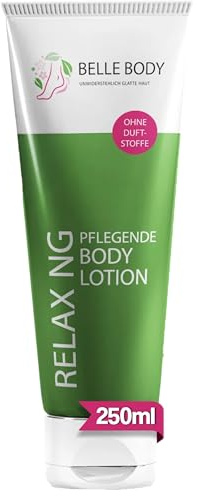 Belle Body Körperlotion 1x250ml – Feuchtigkeitscreme mit Shea Butter & Panthenol – Beruhigende Bodylotion für trockene & empfindliche Haut – Intensive Hautpflege nach Rasur & Haarentfernung