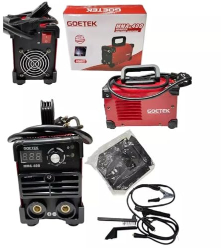 Saldatrice Inverter Mini MMA 400A Ultra Compatta IGBT DC, VRD, Display LED Saldatura a Elettrodo e Lift TIG, Portatile