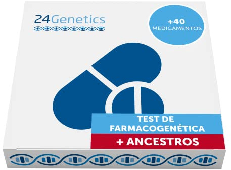 Pharmacogenetics DNA Test - Pharmacogenetics Genetic Test - Includes Ancestry Test and Home DNA Kit - Measures Genetic Predisposition to over 40 Medications - 24Genetics