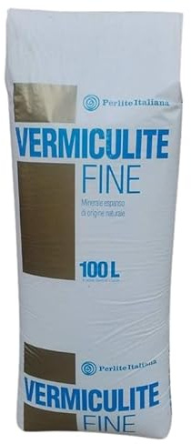 VIALCA Vermiculite Sacco LT.100 INERTE SUBSTRATO Leggero FAVORISCE LA Nascita dei Semi