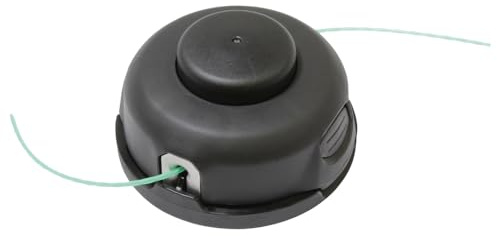 Makita Tap&Go 198971-4 - Testa filettata 2 M8 x 1,25, filettatura destra, con linea di falciatura da 2,0 mm, lunghezza 3 m, punta automatica, adatta per decespugliatore a batteria DUR189
