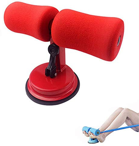 zhppac Bauchtrainer Bauchtraining Gerät Krafttrainingsgeräte Abdominal Exercise Roller Abs Cruncher Für Männer Magenübungen Sit Up Roller Heimfitnessgeräte red,f
