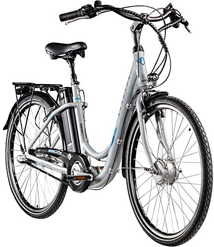 ZÜNDAPP E Bike 26 Zoll Fahrrad Damen Ebike 26 Zoll Green 2.7 Elektrofahrrad Pedelec Cityrad Hollandrad