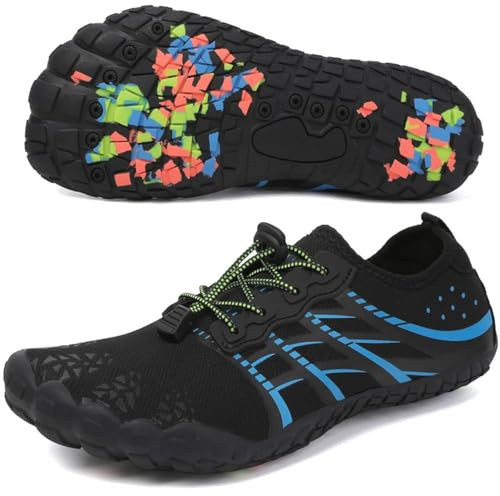 LIZRHA Water Shoes for Men and Women Quick Dry Aqua Swim Barefoot Shoes for Outdoor Fishing Beach Pool Boat Surfing Walking Water Park and Yoqa Activities