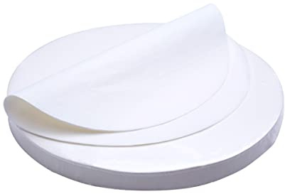 250 Blatt Airfryer Backpapier Für Heißluftfritteuse Zuschnitte Rund, Hitzebeständig Antihaftbeschichtet Pergamentpapier Für Pizza, Ofen, Luftfritteuse, Bratpfanne, Grill (Ø32cm/12.6zoll)