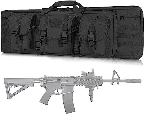 Futteral Langwaffen Waffentasche, Waffenkoffer für Langwaffen, Pistolen- und Magazin-Aufbewahrungsrucksack, Waffentragetasche, Schießtaschen für Gewehre, Jagdgewehrkoffer A,140CM