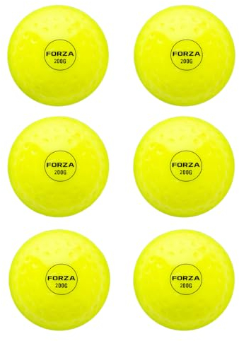 FORZA 100g Feldhockeyball │ Trainingsausrüstung │ Mehrere Packungsgrößen (Packung von 6)
