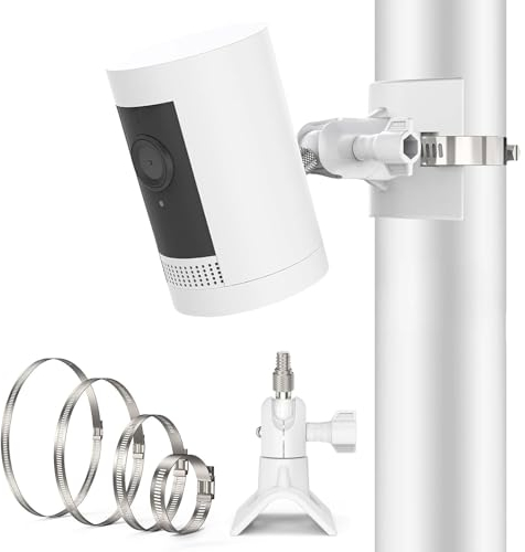 Halterung für Ring Außenkamera & Innenkamera, Masthalterung für Ring Außenkamera Plus & Ring Stick Up Cam/Pro, Pole Halter für Ring Indoor Cam, Wandhalter für Spotlight Cam, Zubehör für Ring Kamera