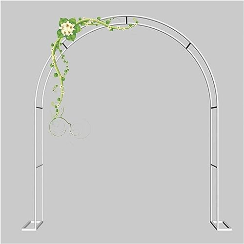 Schwarze Gartenlaube Für Verschiedene Kletterpflanzen, Metallbogen Mit Sockel, Hochzeitsbogen, Extra Hoher Pergola-Spalier, Weinreben-Torbogen, 180 Cm, 160 Cm, 140 Cm, 200 Cm, 240 Cm, 300 Cm Breit,
