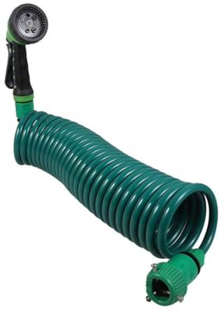 CIYODO Tuyau Darrosage Extensible De 15 M Pour Lavage De Voiture Flexible Et Rétractable Multi-usages Pour Le Nettoyage