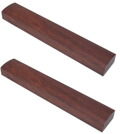 Generisch 2 Stück Massives Holzpapiergewicht Glatte Oberflächenpapiergewicht Alter Briefbeschwerer Holz Herrscher Antiker Briefbeschwerer Desktop-dekoration Büro Schwarz