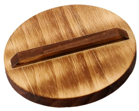 VICASKY Wood Tea Pot Lid Replacement Decorative Kettle Cover Heat Resistant Wooden Lid for Teapot for Home Use Housewarming