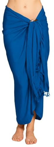 PANASIAM Sarong uni royal blue, 190x116cm