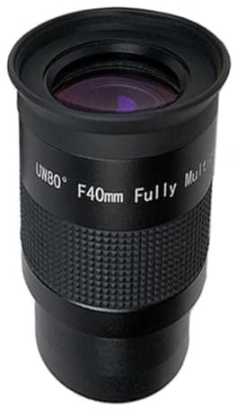 Teleskopzubehör 2 Zoll 80 Grad Ultraweitwinkelokular 15/20/30/40 mm Alluminiumgehäuse mehrfach vergütete astronomische Teleskopokulare(2 inch 40mm)