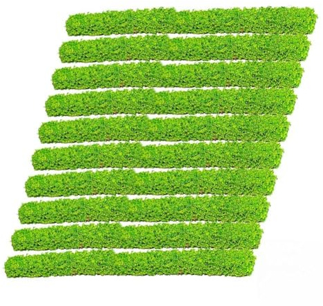 Homeponnew Mini arbustos de flores de imitación de 20 cm para maquetas de tren, mesa de arena, diorama y decoración de paisajes arquitectónicos (10 piezas) A