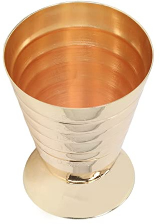 Riuulity Jiggers de Cóctel de Acero Inoxidable 304, Escala Fácil de Leer, Práctico Jigger de Barra para Bar (GOLD)
