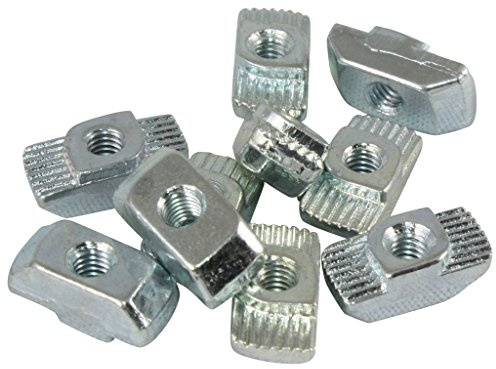 100x Hammermutter Nut 8 - Typ B - M4 Steg 1,5 mm, Stahl verzinkt