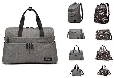 CLAMARO Wickeltasche Baby Explorer M, 16 Liter, Wickelunterlage