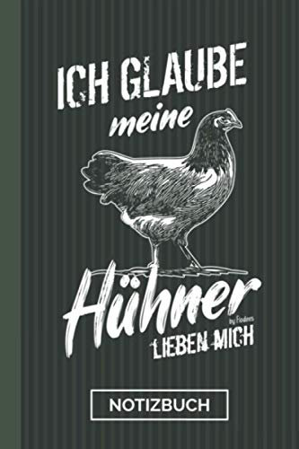 Notizbuch Ich Glaube Meine Hühner Lieben Mich: I 120 Seiten I Kariert I Bogenschießen Geschenkidee Kladde Heft
