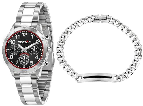 Sector No Limits Special pack Uomo, Collezione 270, composto da Orologio Multifunzione e Bracciale - R3253578020