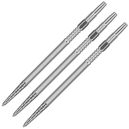 Target Darts Swiss Point DX Dart Points (3 Pack Set of Tips) – 26mm/30mm/35mm/40mm – Gold/Silber/Schwarz SP - Change Dart Swiss Point, Professionelles Dartzubehör, Dartspitzenentfernung