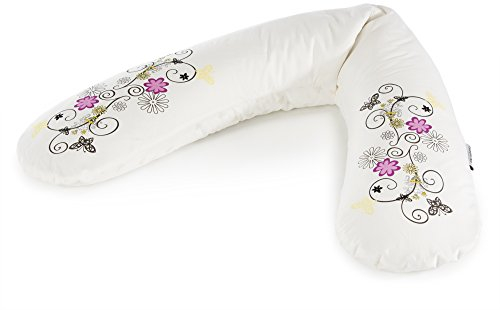 Theraline Stillkissen Das Original mit Polyester Hohlfaser Füllung - Farbe: 30 Art Deco Egret