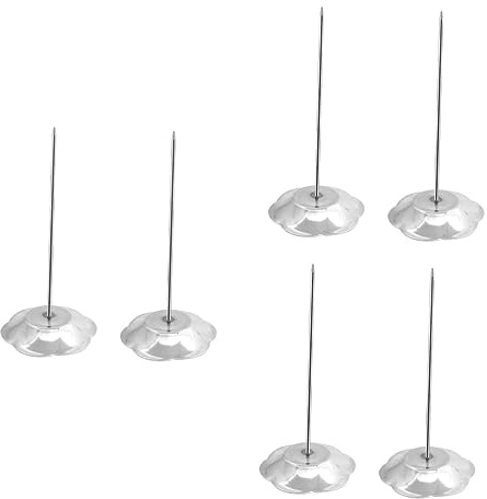 Operitacx 6pcs Menu Summons Fork Invoice Document Notes Metal Needle Folder Storage Office Restaurant Accessory Forks