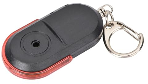 Schlüsselfinder, Anti-Lost-Item-Tracker, Reichweite 8–10 Meter, Pfeifton-Kontrollalarm mit LED-Licht, Batterie Zum Auffinden von Schlüsseln, Geldbörsen, MP3-Playern usw. Blue