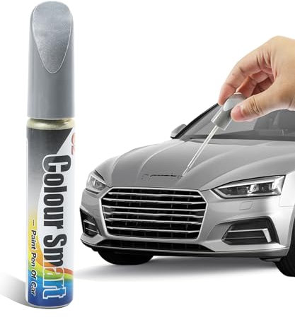 Flaconi Penna ritocco carrozzeria,Pennarello ritocco carrozzeria,ritocco Vernice Auto,Vernice per Auto,Copri Graffi Auto,Penna di Finitura generica per la Riparazione dei Graffi dell'auto (Argento)