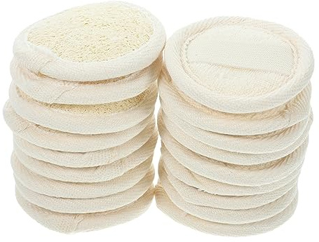 BCOATH 18piezas Esponja Exfoliante Corporal De Lufa Natural Unidades Almohadilla Desmaquillante Esponjas Exfoliantes Adulto
