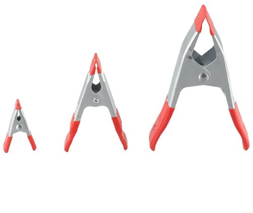 Professionelle Holzbearbeitungsgriff, Metall, A-förmiger Clip mit 624,8 cm Federklemmen (3 Stück)
