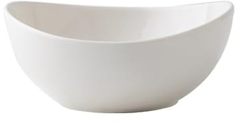 GELASIGE Ensaladera Cuenco De Postre Grande De Cerámica For Ensalada De Restaurante, Cuenco Blanco Ensaladera Extragrande
