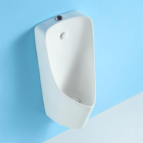 GMBAYUE Orinatoi in Ceramica con Sospeso, Orinatoio for Adulti a Induzione, Orinatoio Anti-Odore, Urinatoio da Uomo for WC, Bagno, Case, Pubblico, Bar, Hotel