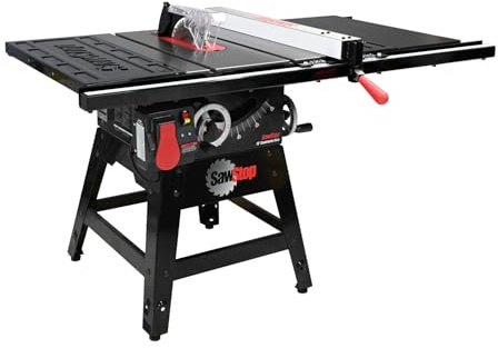 SAWSTOP Contractor Saw 1.75HP, 30” Premium Fence, Rails & Extension Table (CNS175-PFA30)