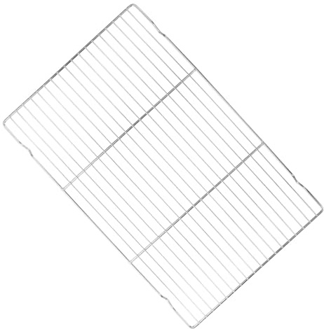 EPIGEIST Edelstahl Kühlnetz mit Faltbarem Design und Ölablauf Mesh für Grillen von Fleisch und Filtern von Lebensmitteln Silberfarben und Langlebig